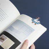 【Освобождаване】 Сладка анимационна отметка Kawaii Животно Щипка Маркиране на страница Канцеларски материали Поставка за книги Студентски офис Ученически пособия