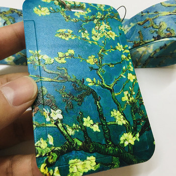 Van Gogh Art Vintage κορδόνι για κλειδιά Αλυσίδα ταυτότητας πιστωτικής κάρτας Κάλυμμα Κάρτα κινητού τηλεφώνου Γούρι Λουράκια λαιμού Αξεσουάρ θήκη για σήμα