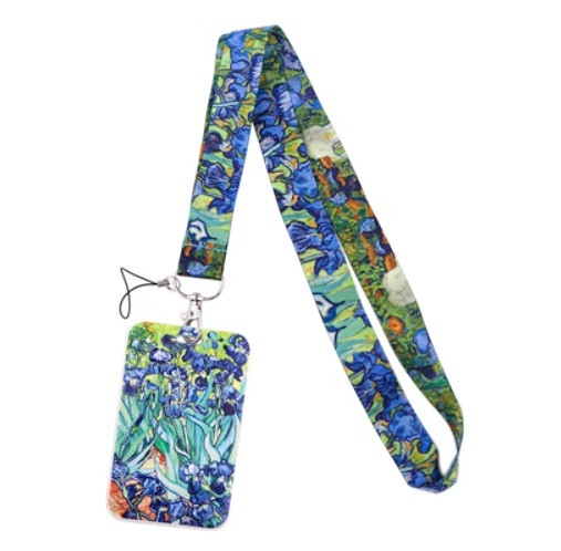 Van Gogh Art Vintage κορδόνι για κλειδιά Αλυσίδα ταυτότητας πιστωτικής κάρτας Κάλυμμα Κάρτα κινητού τηλεφώνου Γούρι Λουράκια λαιμού Αξεσουάρ θήκη για σήμα