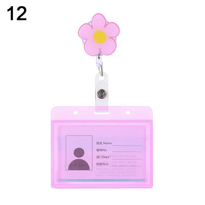 Cartoon Nurse Doctor ID σήματος με αναδιπλούμενο καρούλι, πτυσσόμενο μεταλλικό κλιπ Επαγγελματική κάρτα εργασίας/ετικέτες ονόματος Κάτοχοι σήματος