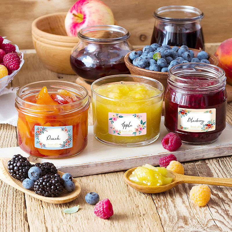 50-250 komada 3*5 CM Cvijeće Naljepnice s imenima Kuhinja Prazne naljepnice s rukom pisanim datumom Hladnjak Zamrzivač Skladištenje hrane Mala poduzeća