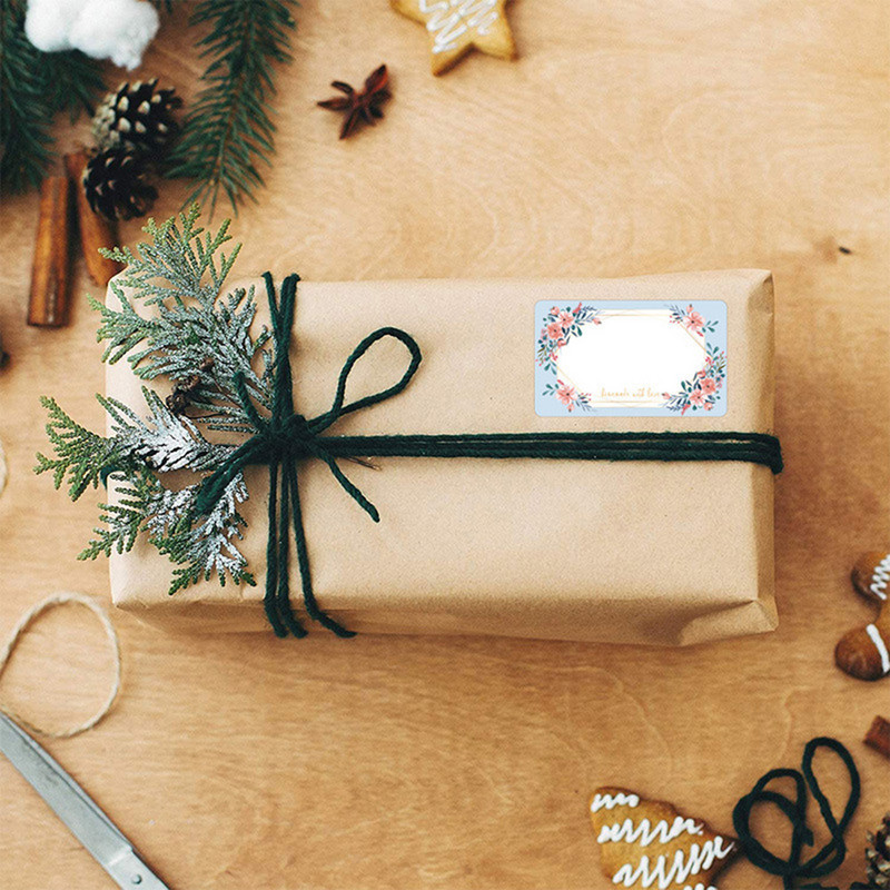 50-250 komada 3*5 CM Cvijeće Naljepnice s imenima Kuhinja Prazne naljepnice s rukom pisanim datumom Hladnjak Zamrzivač Skladištenje hrane Mala poduzeća