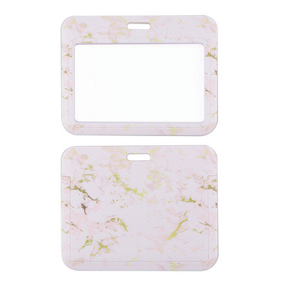 Връзка с мраморен печат за ключодържател Капак за лична карта Паспорт Студентски мобилен телефон USB държач за значка Ключодържател Презрамки за врата Аксесоари