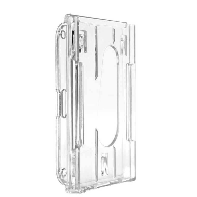 XRHYY Пакет от 10 държача за идентификационен номер за тежък режим на работа Твърд пластмасов хоризонтален и вертикален прозрачен държач със слотове за палец 2-3 държач за лична карта