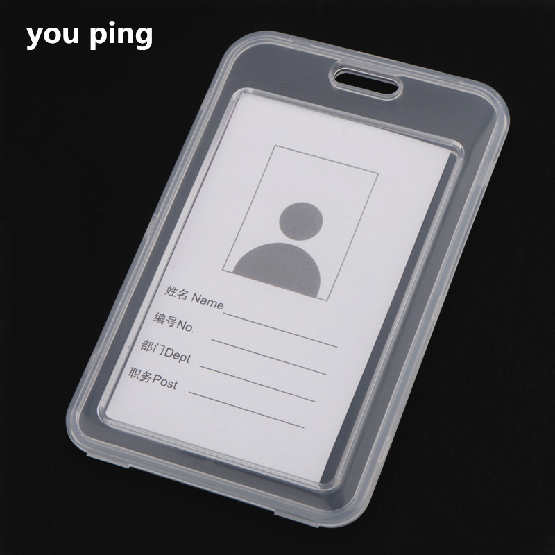 Нова прозрачна корица за карти Жени Мъже Студентска автобусна карта Прибиращ се държач за значка Бизнес кредитни карти Банкова лична карта