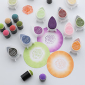 1 vnt „Water Drops“ rašalo padėklas, skirtas „pasidaryk pats“ nuotraukų albumo dekoravimui, „Scrapbooking“ rašalo padėkliukų antspaudai