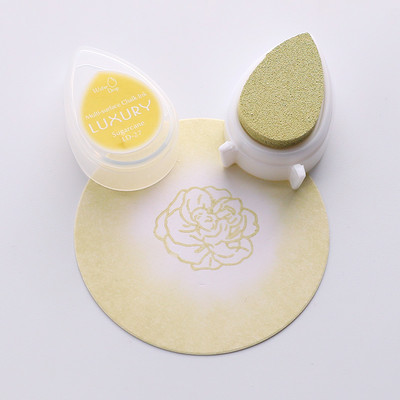 1 vnt „Water Drops“ rašalo padėklas, skirtas „pasidaryk pats“ nuotraukų albumo dekoravimui, „Scrapbooking“ rašalo padėkliukų antspaudai