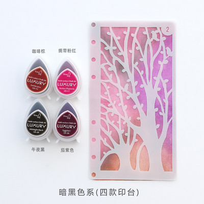 1 vnt „Water Drops“ rašalo padėklas, skirtas „pasidaryk pats“ nuotraukų albumo dekoravimui, „Scrapbooking“ rašalo padėkliukų antspaudai