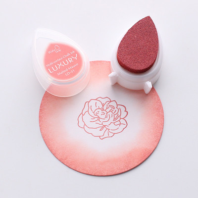 1 vnt „Water Drops“ rašalo padėklas, skirtas „pasidaryk pats“ nuotraukų albumo dekoravimui, „Scrapbooking“ rašalo padėkliukų antspaudai