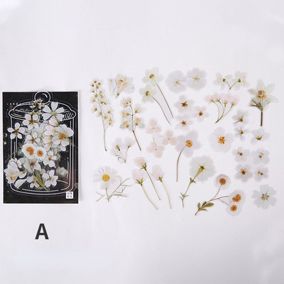 „Mr.paper“ 2 stilių 40 vnt. / maišelis Šviežių gėlių lipdukai Stilius Mieli rankiniai sąskaita Medžiaga Lipdukai Dekoratyviniai raštinės reikmenų lipdukai