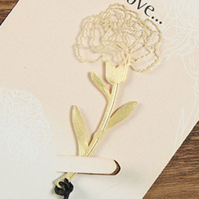 Golden Hollow Flower Bookmark Retro Pagination Mark Bookmark Bookmark Page Marker