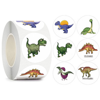 100-500PCS Детски анимационни стикери Малък динозавър Модел Детски канцеларски материали Консумативи за училищни учители Стикери за награди