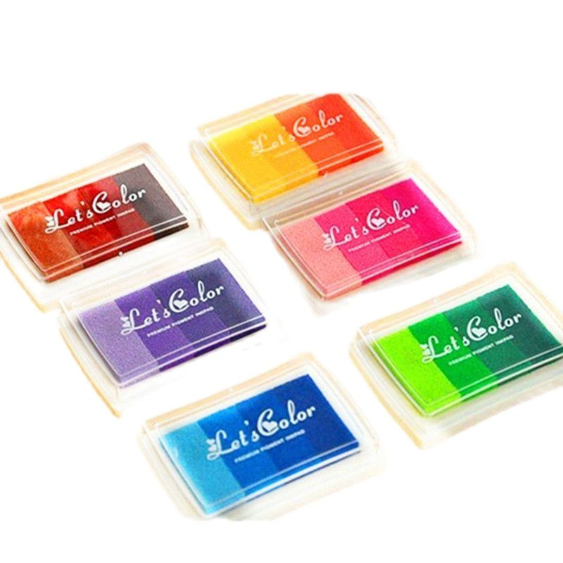 Цветни лексикони Градиентни мастилени подложки Ръчно изработена мастилена подложка за печати за изработка на картички за скрапбукинг Студентски канцеларски материали Направи си сам Консумативи за занаяти