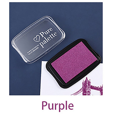 Ретро цветна подложка с мастило Рисуване с пръст Скрапбукинг Направи си сам Декорация Цветна подложка с мастило Гумен печат Подложка с мастило