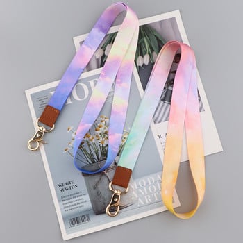 Ransitute R2808 Minimalistic Color Rendering Lanyard ID Card Car Keychain ID Card Pass Phone Badge Ключодържател Държач Бижута