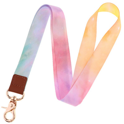 Ransitute R2808 Minimalistic Color Rendering Lanyard ID Card Car Keychain ID Card Pass Phone Badge Ключодържател Държач Бижута