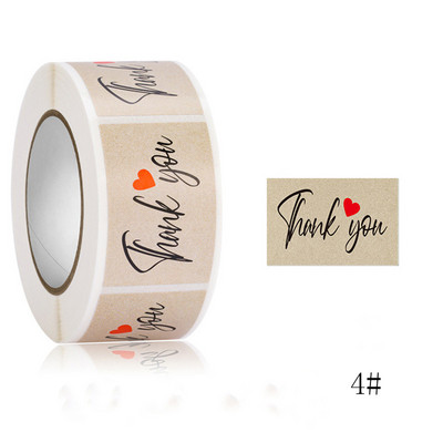 Užsisakykite verslo etikečių pakuotės sandarinimo įvynioklis stačiakampio dekoro dovanų lipdukai lipdukai etiketė 350 vnt / ritinys jums