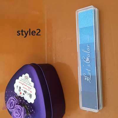 1 vnt Vaikų pirštų atspaudai „Pasidaryk pats“ Scrapbooking Vintage Artcrafts Rašalo pagalvėlė Spalvinga rašalo pagalvėlė Antspaudai Alyvinio pagrindo dekoratyvinis antspaudas