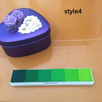 1 vnt Vaikų pirštų atspaudai „Pasidaryk pats“ Scrapbooking Vintage Artcrafts Rašalo pagalvėlė Spalvinga rašalo pagalvėlė Antspaudai Alyvinio pagrindo dekoratyvinis antspaudas