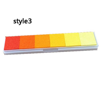 1 vnt Vaikų pirštų atspaudai „Pasidaryk pats“ Scrapbooking Vintage Artcrafts Rašalo pagalvėlė Spalvinga rašalo pagalvėlė Antspaudai Alyvinio pagrindo dekoratyvinis antspaudas