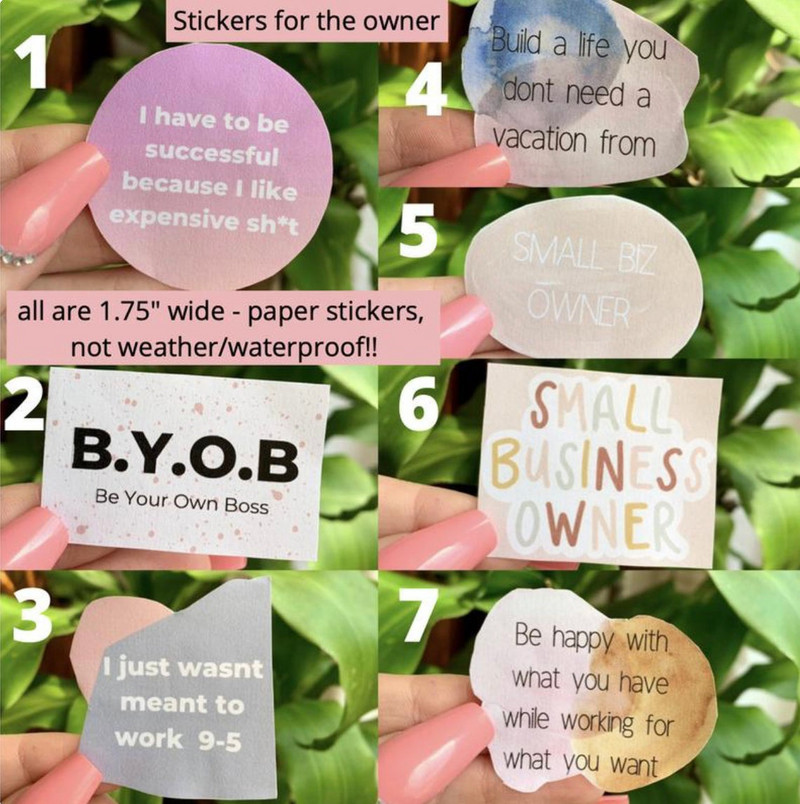 500 tk / rull Roosa Täname, et toetate minu väikeettevõtet Kleebised Sildid Tihendid Suurte tänukleebised | 1,5"