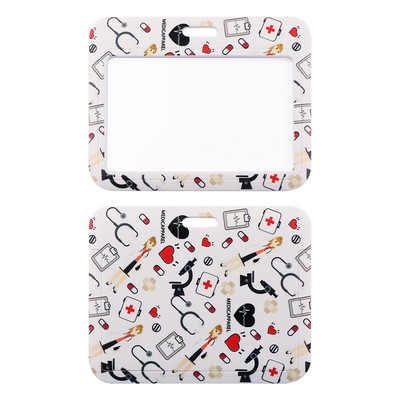 JF1410 Grey`s Anatomy Доктор Медицинска сестра Връзка ID Badge Държач Ключодържател Каишка за врата Връзки ID Badge Държач на карта Ключодържател Каишка за мобилен телефон