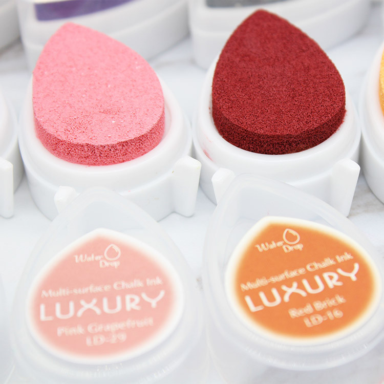 1 vnt. „Pasidaryk pats“ 40 spalvų „Creative Scrapbooking“ aliejaus guminiai antspaudai Rašalo padėklas Vestuvių knygos dekoravimas vakarėliui „Kwaii“ rašalo padėklas