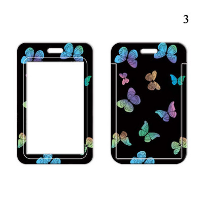 Макара за значка с лазерна пеперуда Прибираща се катарама Връзка Държач за удостоверения Държач за значка Лесно натискане и дръпване Аксесоари за медицинска сестра за работа