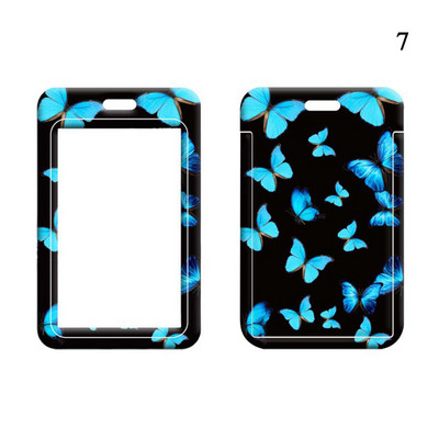 Макара за значка с лазерна пеперуда Прибираща се катарама Връзка Държач за удостоверения Държач за значка Лесно натискане и дръпване Аксесоари за медицинска сестра за работа