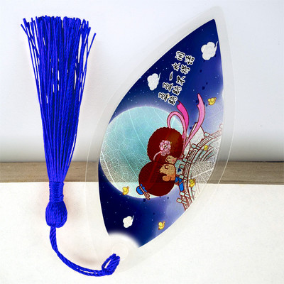 Отметка с пискюл, листна вена, класически китайски стил, празнична отметка за двойка, канцеларски материали, подарък, офис, училище