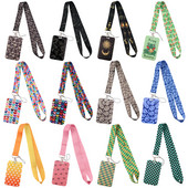 ER1740 Demon Slayer Цветни любовни въжета ID Badge Притежател Bus Pass Калъф Cover Slip Банка Притежател на кредитна карта Каишка Картодържател