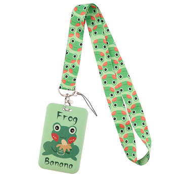 ER1740 Demon Slayer Colorful Love Lanyards Κάλυμμα Κάλυμμα θήκης Κάρδου Λεωφορείου Κάτοχος Σήματος Κάλυμμα Τράπεζας Πιστωτικής κάρτας Κάτοχος Ιμάντας κάρτας