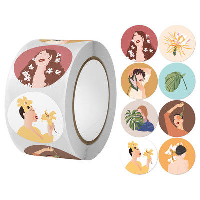 100-500 бр. Сладки стикери за канцеларски материали за скрапбукинг Етикет за запечатване на пликове Персонализирани стикери за подарък за малък бизнес