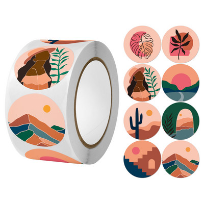 100-500 бр. Сладки стикери за канцеларски материали за скрапбукинг Етикет за запечатване на пликове Персонализирани стикери за подарък за малък бизнес