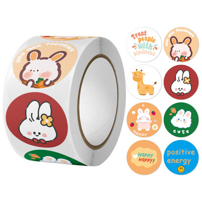 100-500 бр. Сладки стикери за канцеларски материали за скрапбукинг Етикет за запечатване на пликове Персонализирани стикери за подарък за малък бизнес