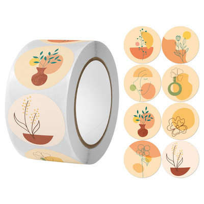 100-500 бр. Сладки стикери за канцеларски материали за скрапбукинг Етикет за запечатване на пликове Персонализирани стикери за подарък за малък бизнес