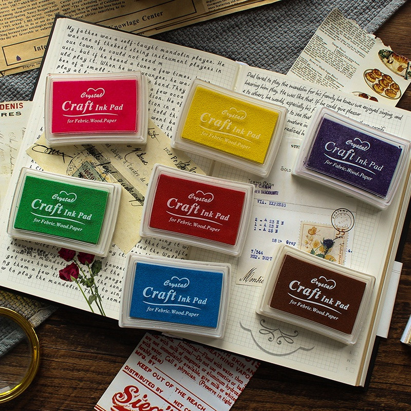 „Card Lover 21 Pure Color Ink Pad Stamp“ Specialusis rašalo padėklas „Pasidaryk pats“ įrankiai Žurnalas „Pasidaryk pats“ Scrapbooking Creative Stationery