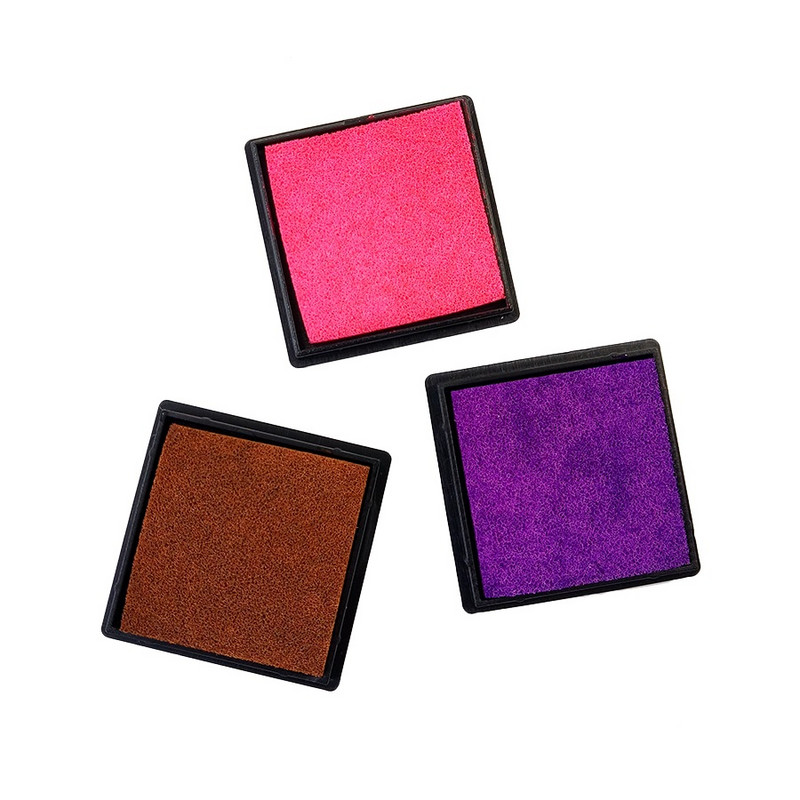 1 vnt / siunta „Kawaii“ rašalo padėklo antspaudas, skirtas „Scrapbooking“ Spalvingam rašalo bloknotui užklijuoti pirštų atspaudus „pasidaryk pats“ antspaudams