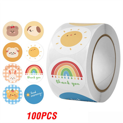 100-500db Aranyos matrica gyerekeknek állatoknak Arc jutalom matrica osztálytermi tanári kellékekhez Motivációs scrapbooking