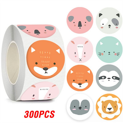 100-500db Aranyos matrica gyerekeknek állatoknak Arc jutalom matrica osztálytermi tanári kellékekhez Motivációs scrapbooking