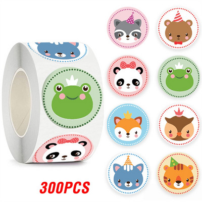 100-500db Aranyos matrica gyerekeknek állatoknak Arc jutalom matrica osztálytermi tanári kellékekhez Motivációs scrapbooking