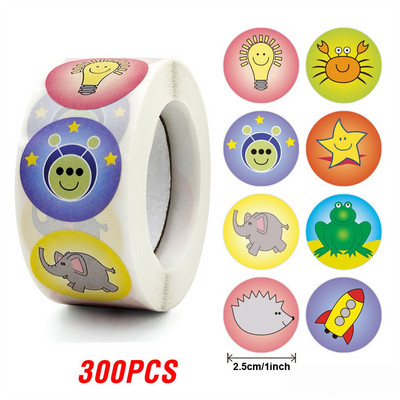 100-500db Aranyos matrica gyerekeknek állatoknak Arc jutalom matrica osztálytermi tanári kellékekhez Motivációs scrapbooking