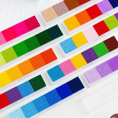 Iskolai iroda barkács kézműves Scrapbooking Rainbow tintapárna színátmenet színes tintapárna bélyegző olaj alapú újszülött lábnyom tintapad