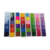 Tintapad Tintabélyegző párna Színes rajzfilm kézműves olaj alapú barkács gumibélyegzők szövethez fa papír ujjlenyomat Scrapbooking