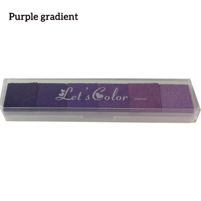 Tintapad Tintabélyegző párna Színes rajzfilm kézműves olaj alapú barkács gumibélyegzők szövethez fa papír ujjlenyomat Scrapbooking