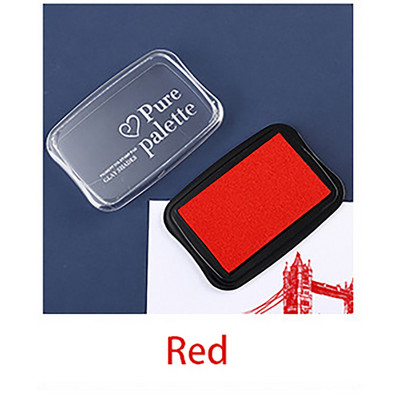 Retro színes tintapad ujjfestés Scrapbooking barkács dekoráció színes tintapad gumibélyegző tintapárna
