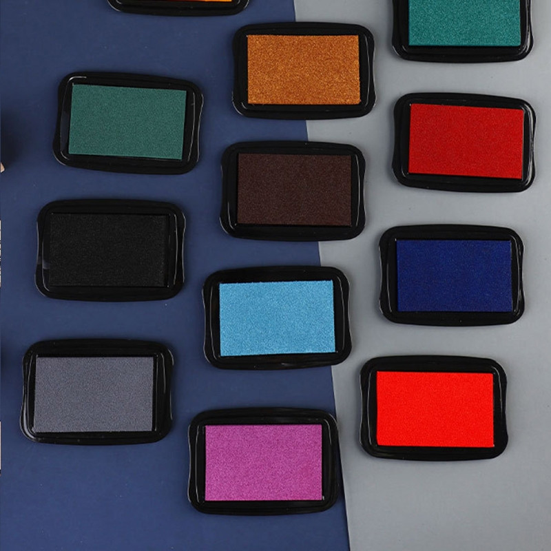 Rankų darbo „pasidaryk pats“ vandens pagrindo pirštų dažų rašalo padėklas guminiams antspaudams spausdinti mediniam popieriui „Scrapbooking Inkpad“