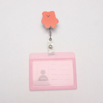 Χαριτωμένο Candy Color Beras Αναδιπλούμενο ρολό σήμα Ακρυλικό Φοιτητική Νοσοκόμα Έκθεση ταυτότητας Όνομα κάρτας Κάτοχος σήματος Αναλώσιμα γραφείου