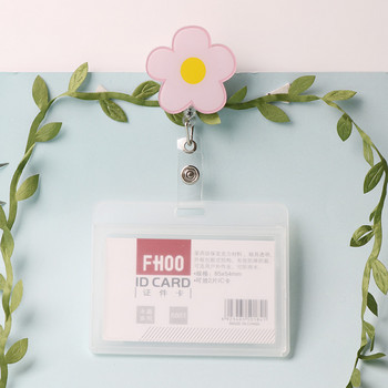 Beautiful Flowers Retractable Badge Reel Ακρυλικό Student Nurse Έκθεση ID Όνομα κάρτας Κάτοχος σήματος Αναλώσιμα γραφείου