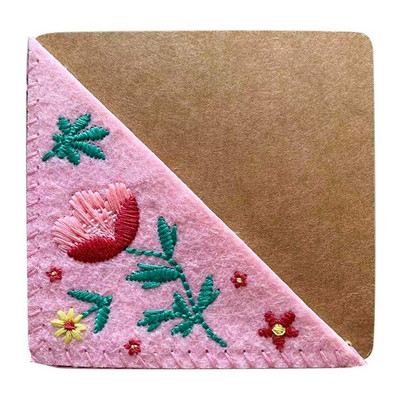 Gėlės Siuvinėjimas Žymės Knygų kampelis Apsauga draugams Elegantiškas veltinis Gėlių kampelis Popieriaus segtukas Kanceliarinės prekės Dovana studentams